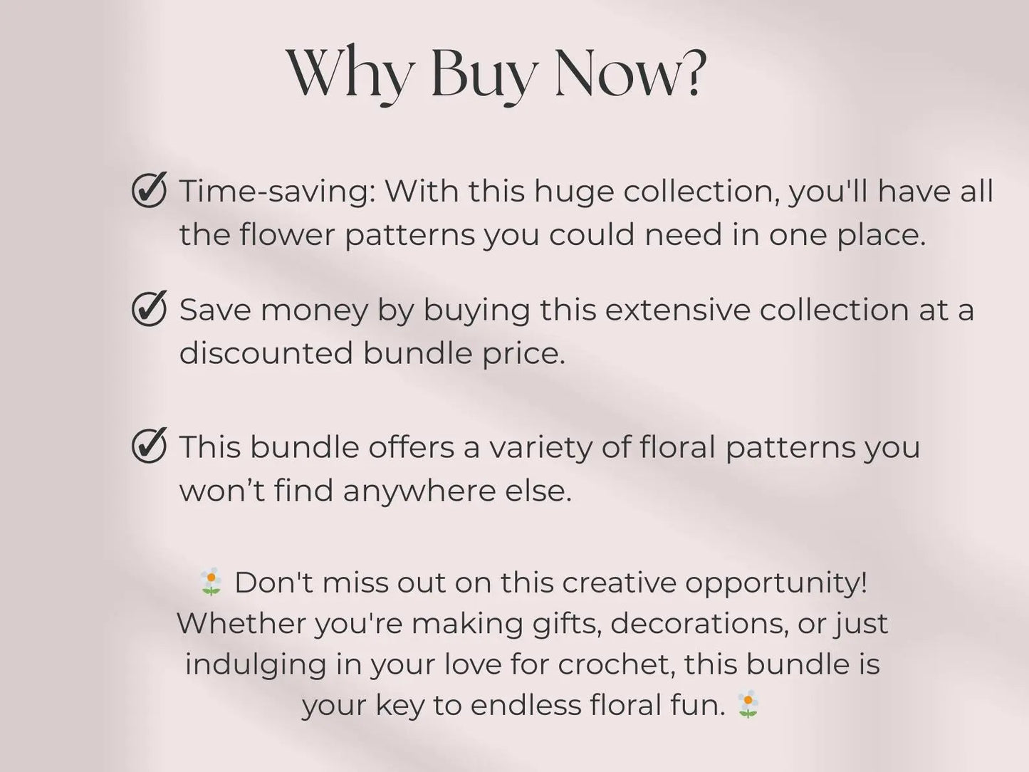 800 Flower Crochet Pattern Bundle β Roses, Tulips, Daisies, Sunflowers, Digital Patterns for Weddings, Motherβs Day, Home DΓ©cor,Graduation