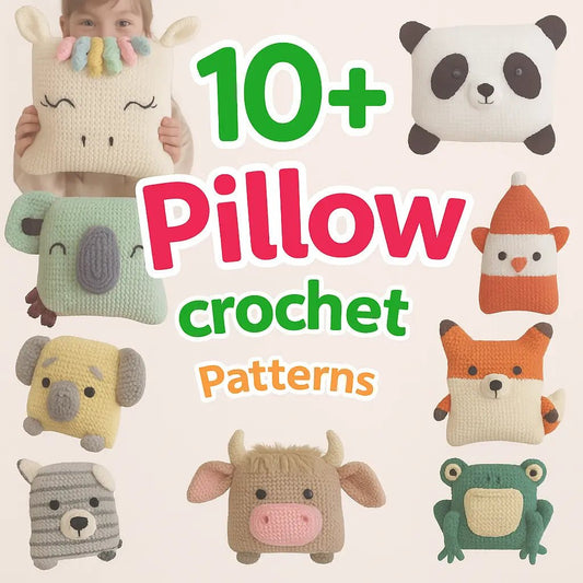 10 In 1 Pillow Crochet Pattern The Crochet Nook