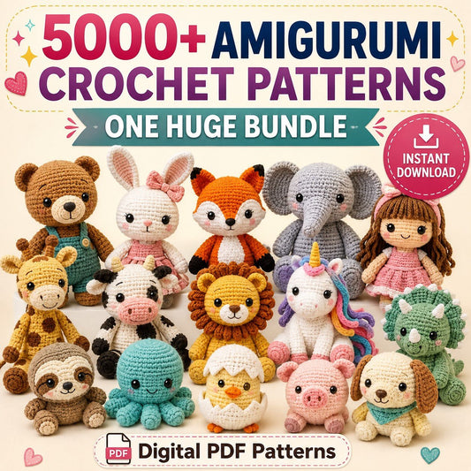 5000+ Amigurumi Crochet Patterns – PDF Bundle - crochetnook.net