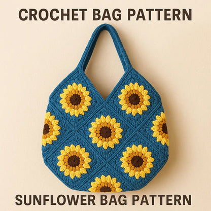 Sunflower Crochet Bag Pattern The Crochet Nook