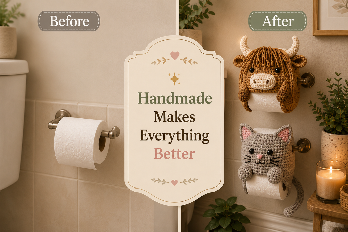 10 Crochet Toilet Paper Holder Patterns Bundle PDF