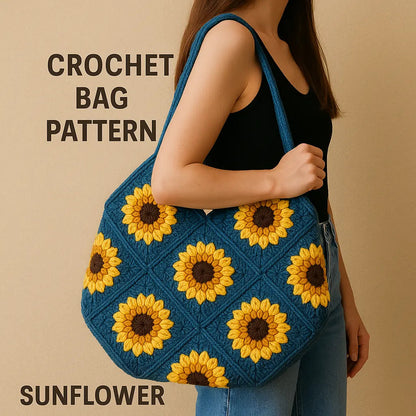 Sunflower Crochet Bag Pattern The Crochet Nook