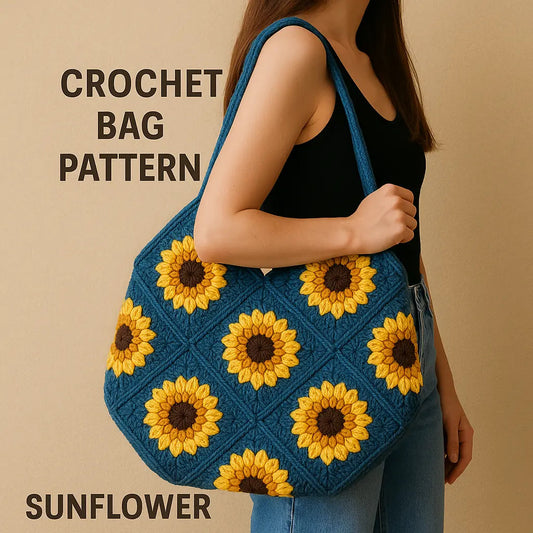 Sunflower Crochet Bag Pattern The Crochet Nook
