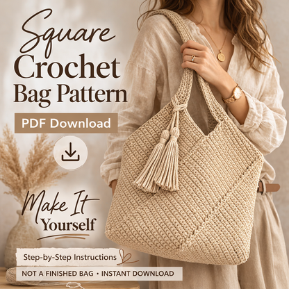 Reusable Crochet Tote Bag Pattern