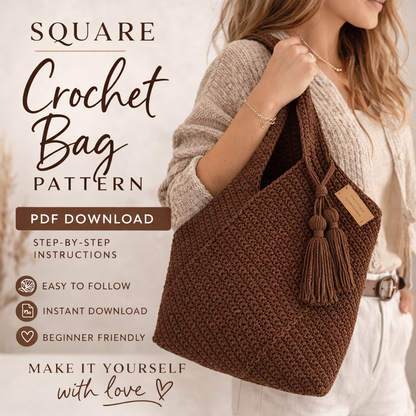 Reusable Crochet Tote Bag Pattern