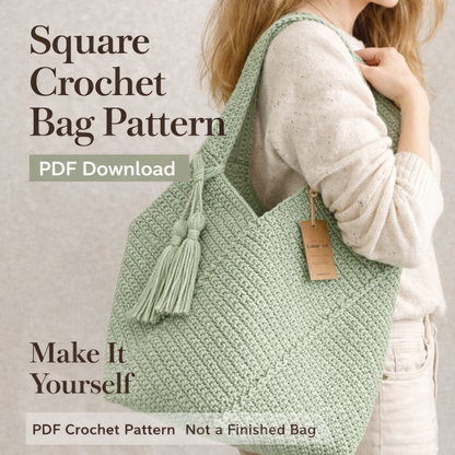 Reusable Crochet Tote Bag Pattern