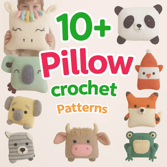 10 In 1 Pillow Crochet Pattern The Crochet Nook
