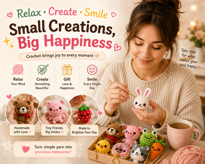135 Keychain Amigurumi Crochet Pattern Bundle