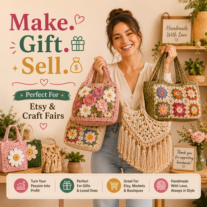 400+ Crochet Bag Patterns Bundle
