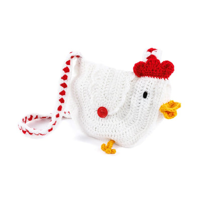 Red Heart Crochet Chicken Bag Red Heart