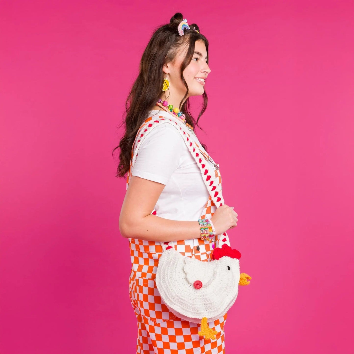 Red Heart Crochet Chicken Bag Red Heart