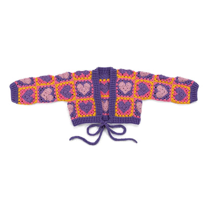 Red Heart Wrapped in Love Crochet Cardigan Red Heart