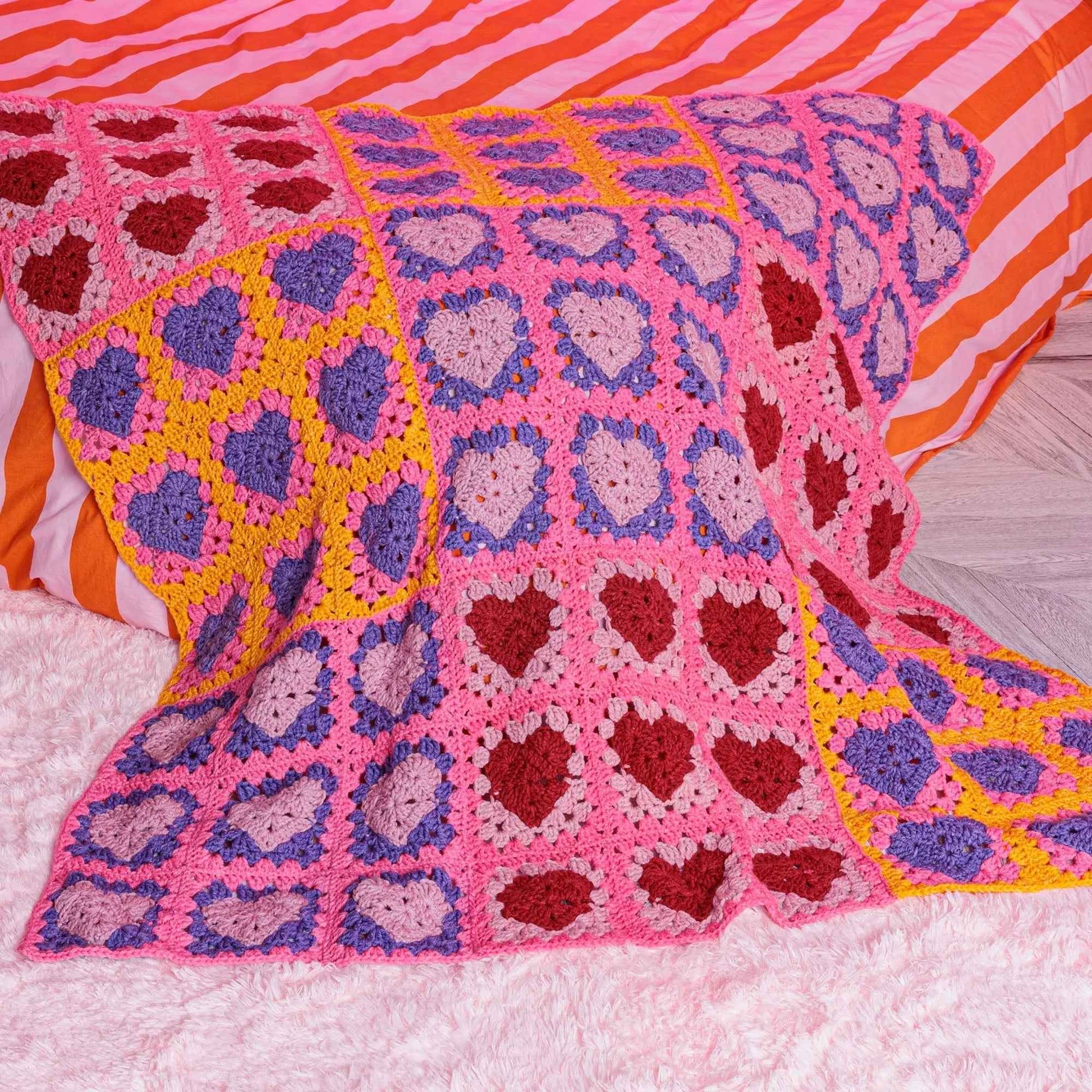 Red Heart Crochet Lots ’O Love Blanket Red Heart