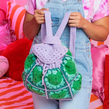 Red Heart Pack a Heart Crochet Backpack Red Heart