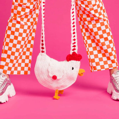 Red Heart Crochet Chicken Bag Red Heart