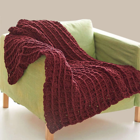 Bernat Bricks Crochet Blanket
