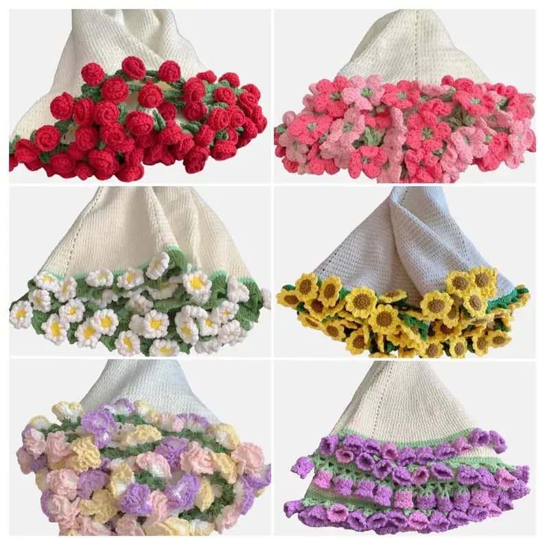 6 in 1 Crochet Flower Blanket PDF The Crochet Nook