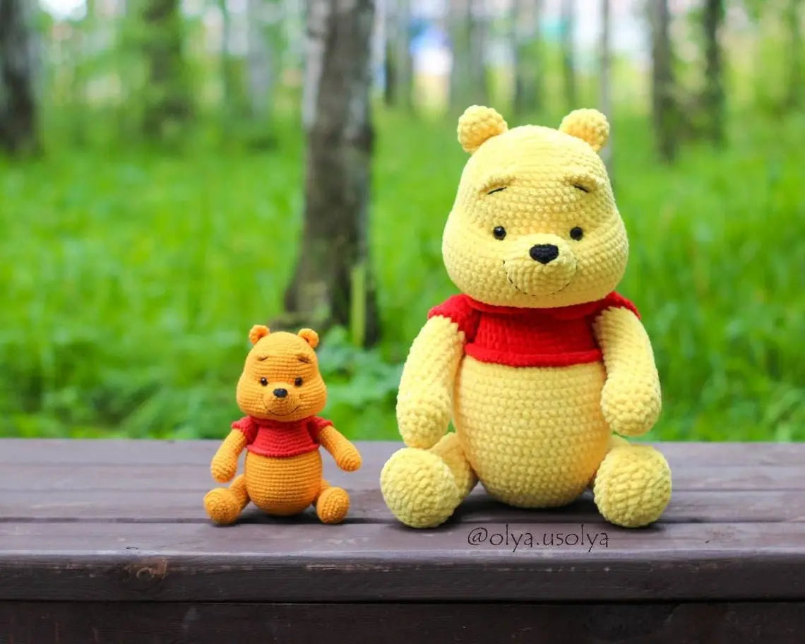 Crochet pattern | Lovely teddy Bear | PDF | Cotton & Plush stuffed toy | easy amigurumi baby toy
