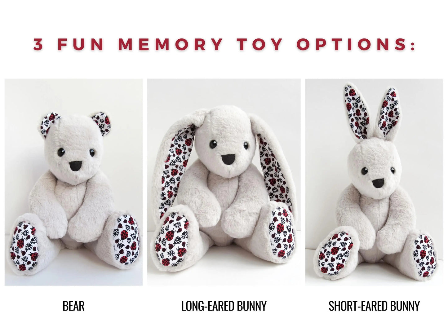 Mini Memory Bear & Bunny Sewing Kit PDF The Crochet Nook