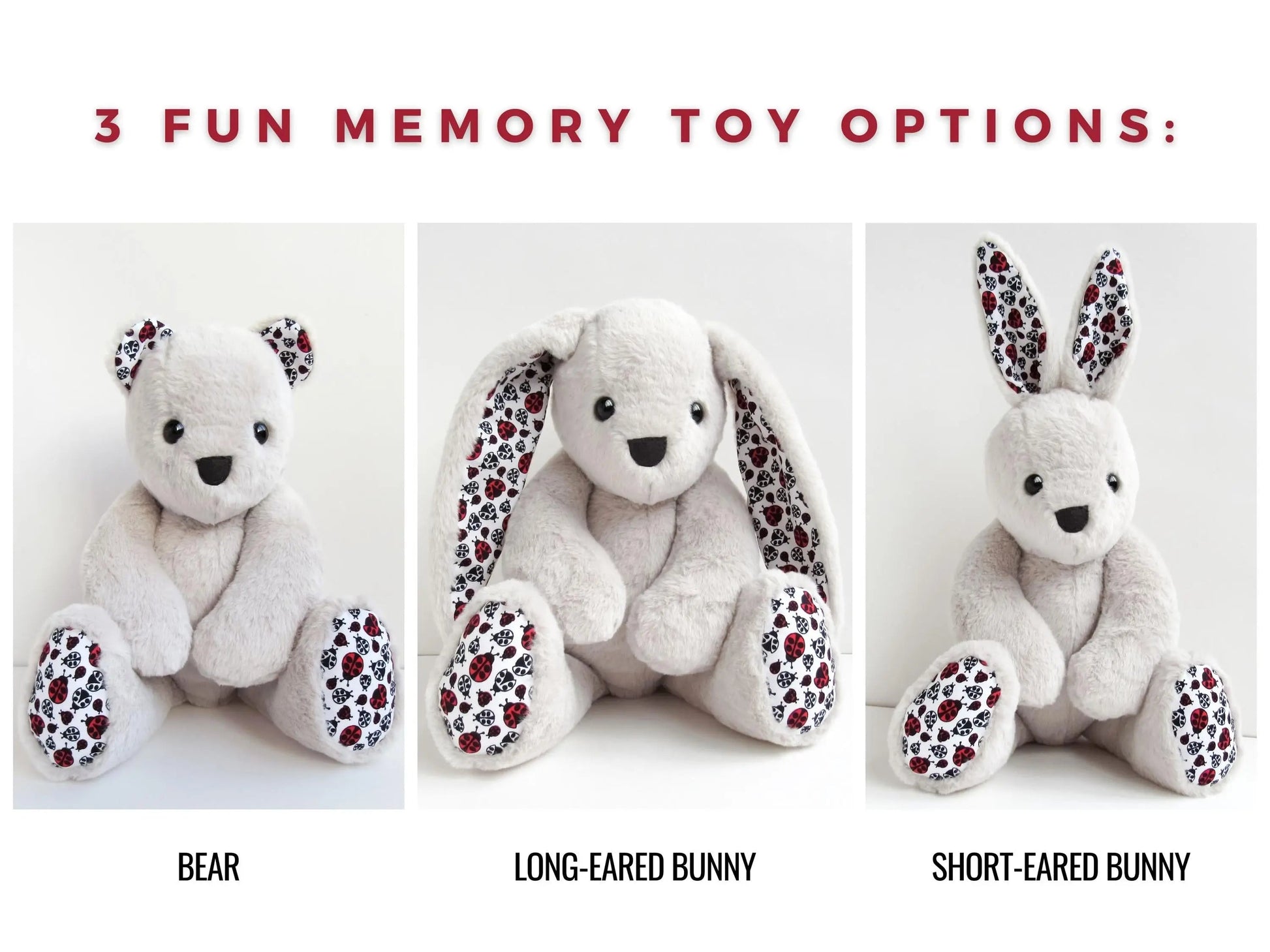 Mini Memory Bear & Bunny Sewing Kit PDF The Crochet Nook