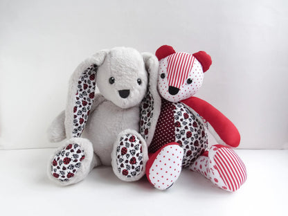 Mini Memory Bear & Bunny Sewing Kit PDF The Crochet Nook