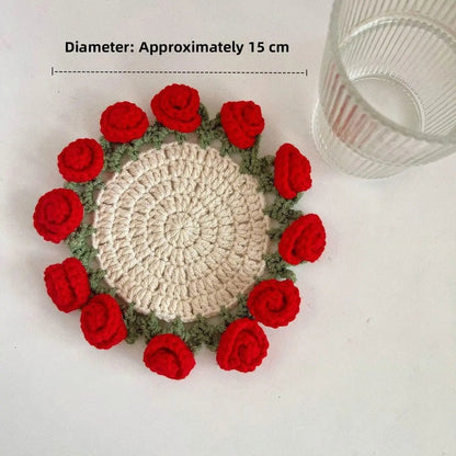 Rose Coaster & Flower Basket Crochet Pattern PDF – 5 Languages The Crochet Nook